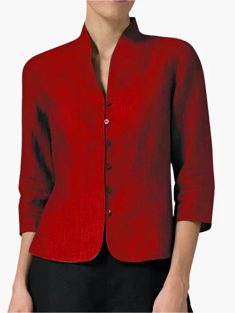 Kyra - Elegante Damen-Blazerjacke mit Stehkragen