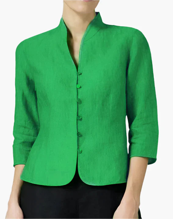 Kyra - Elegante Damen-Blazerjacke mit Stehkragen