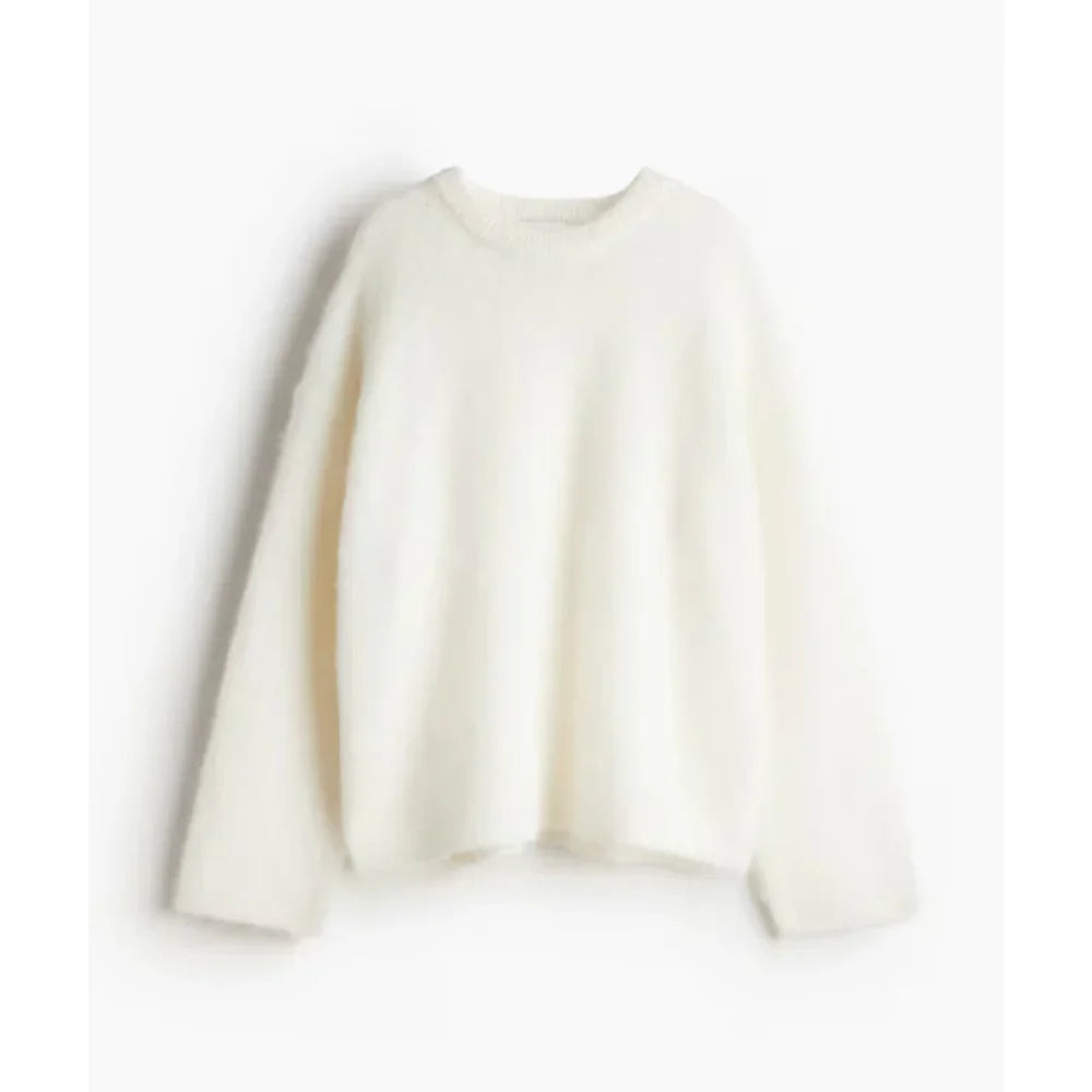 Sara - Übergroßer Pullover aus Mohair-Mix