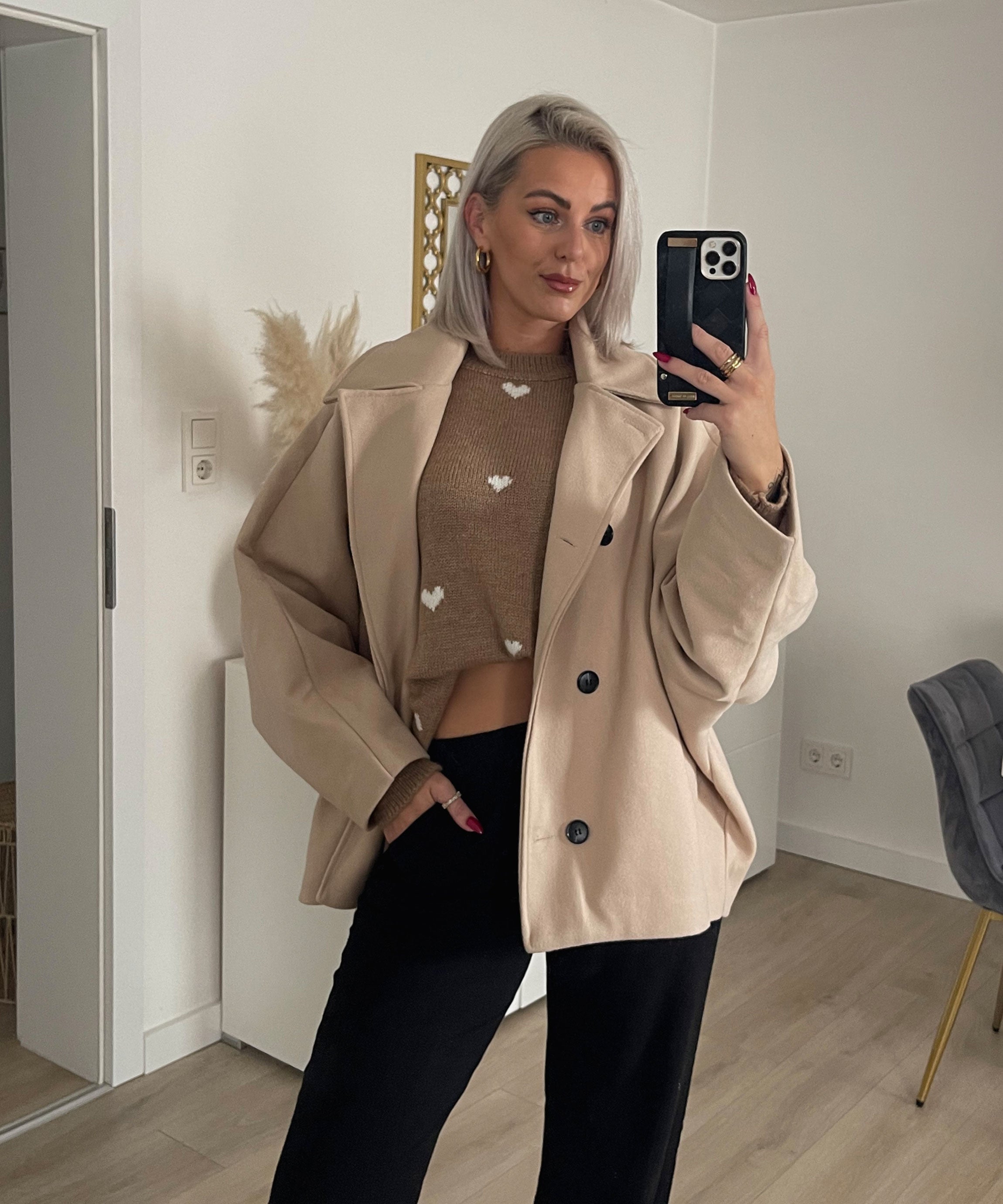 Viola – Trendige Oversize-Jacke Für Damen