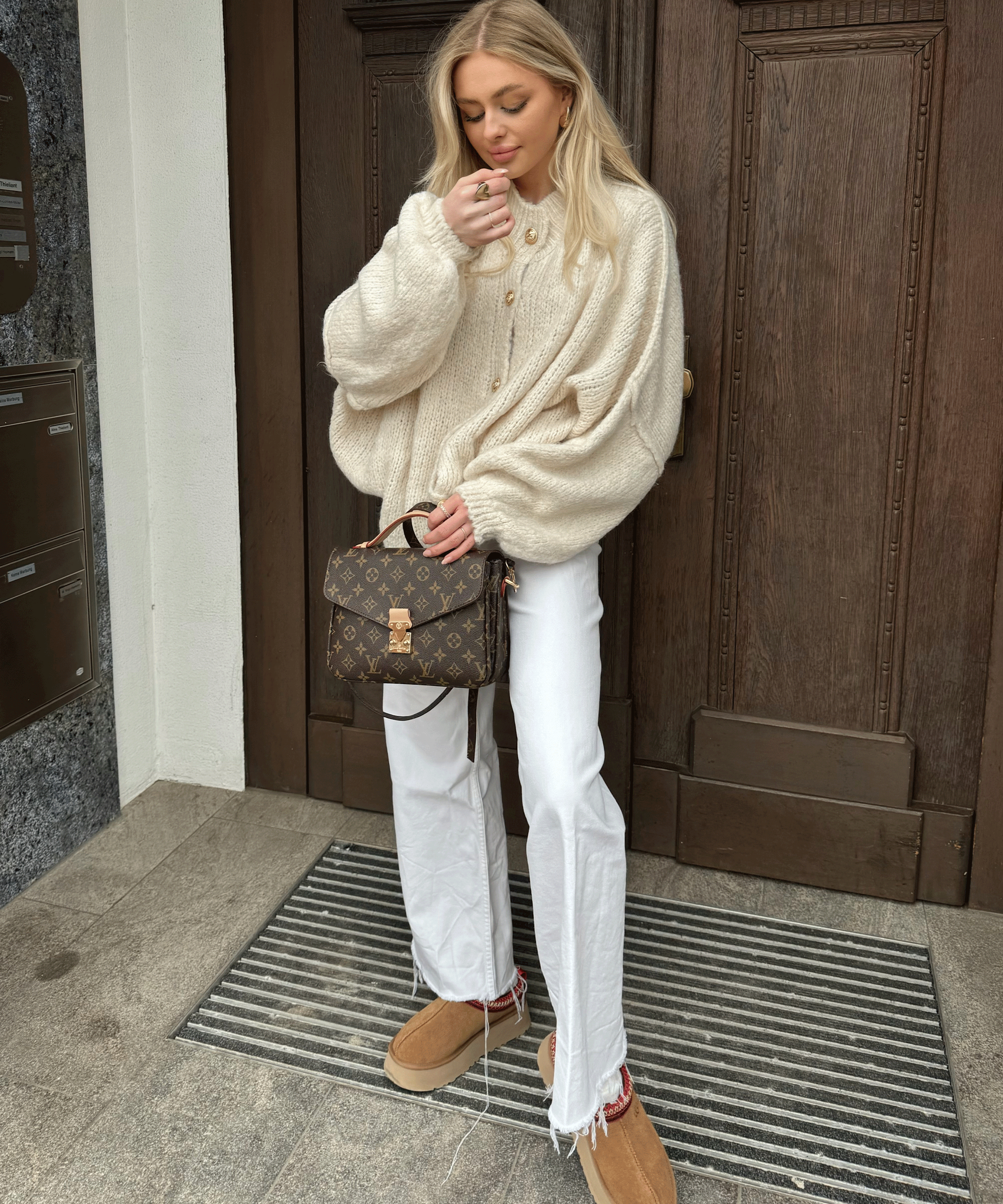 Valerie – Lässige Oversize-Strickjacke