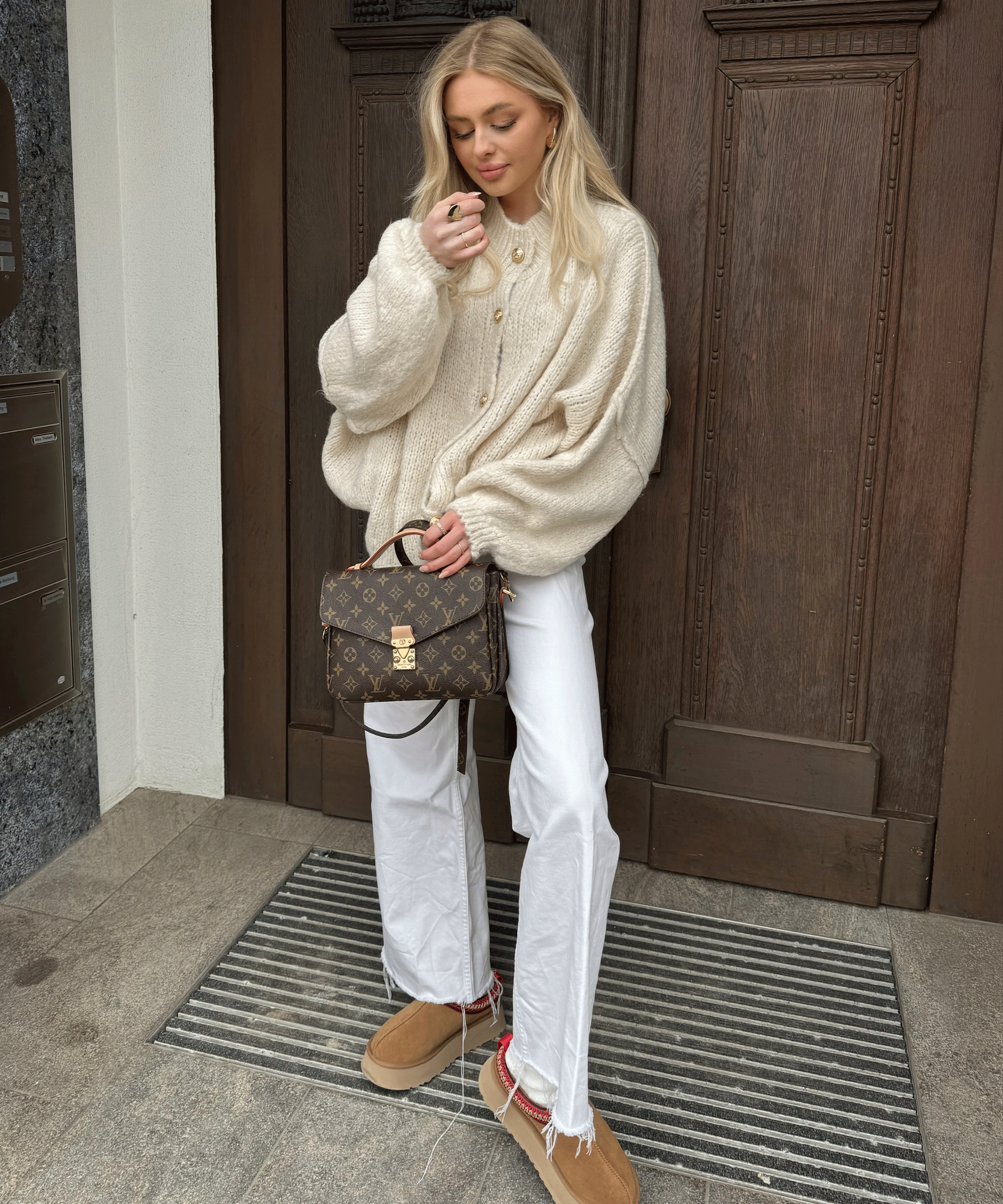 Valerie – Lässige Oversize-Strickjacke
