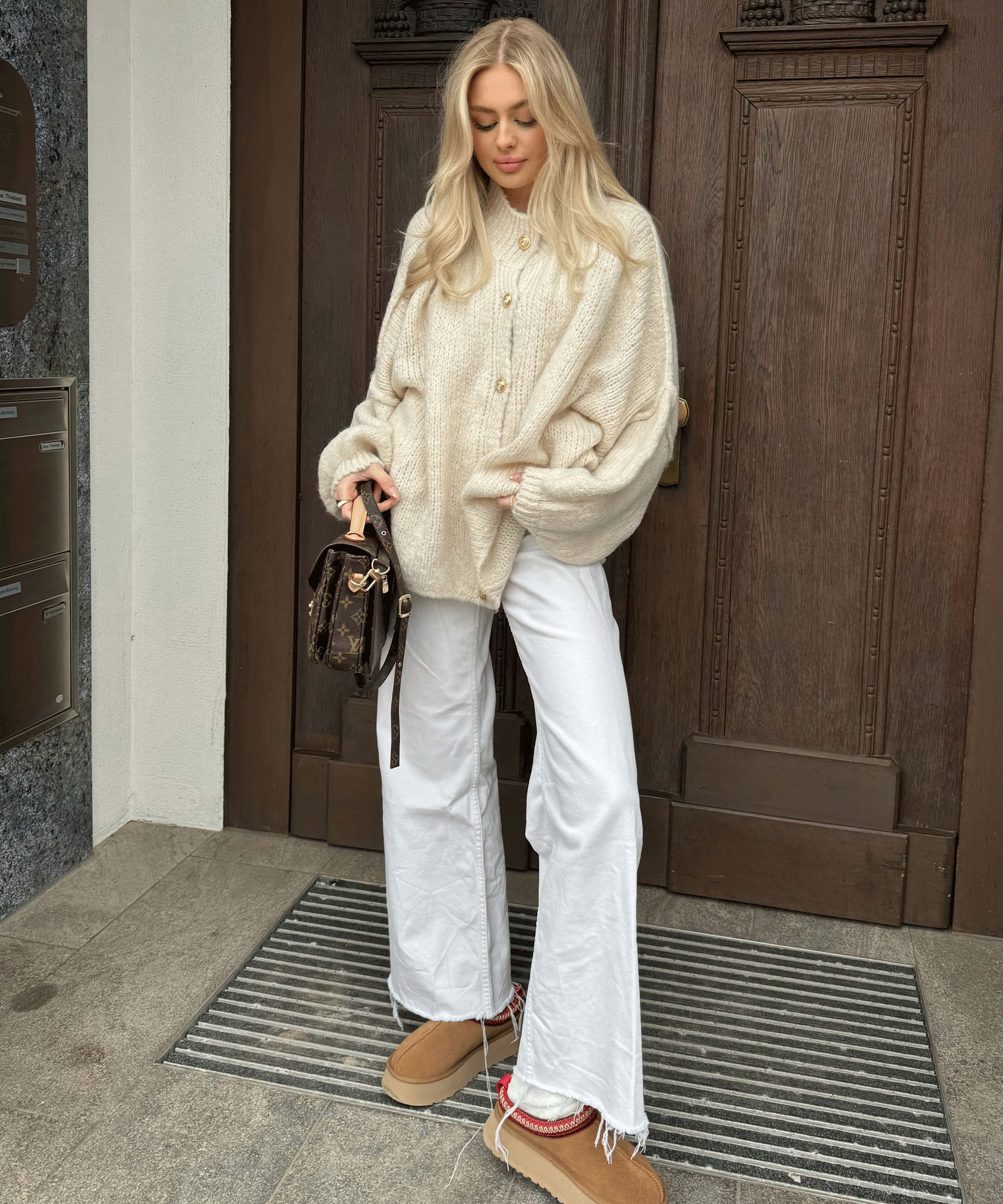 Valerie – Lässige Oversize-Strickjacke