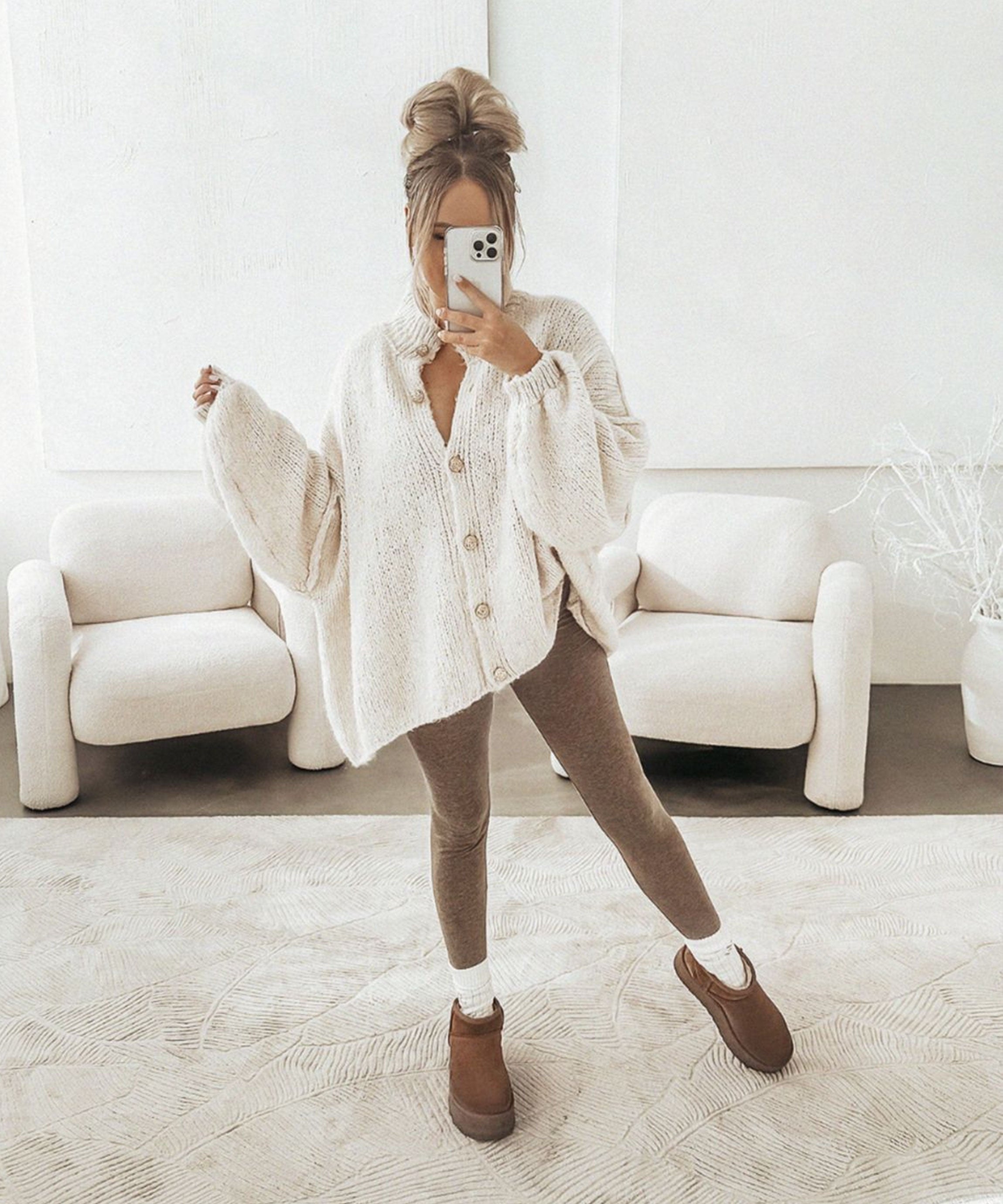 Valerie – Lässige Oversize-Strickjacke