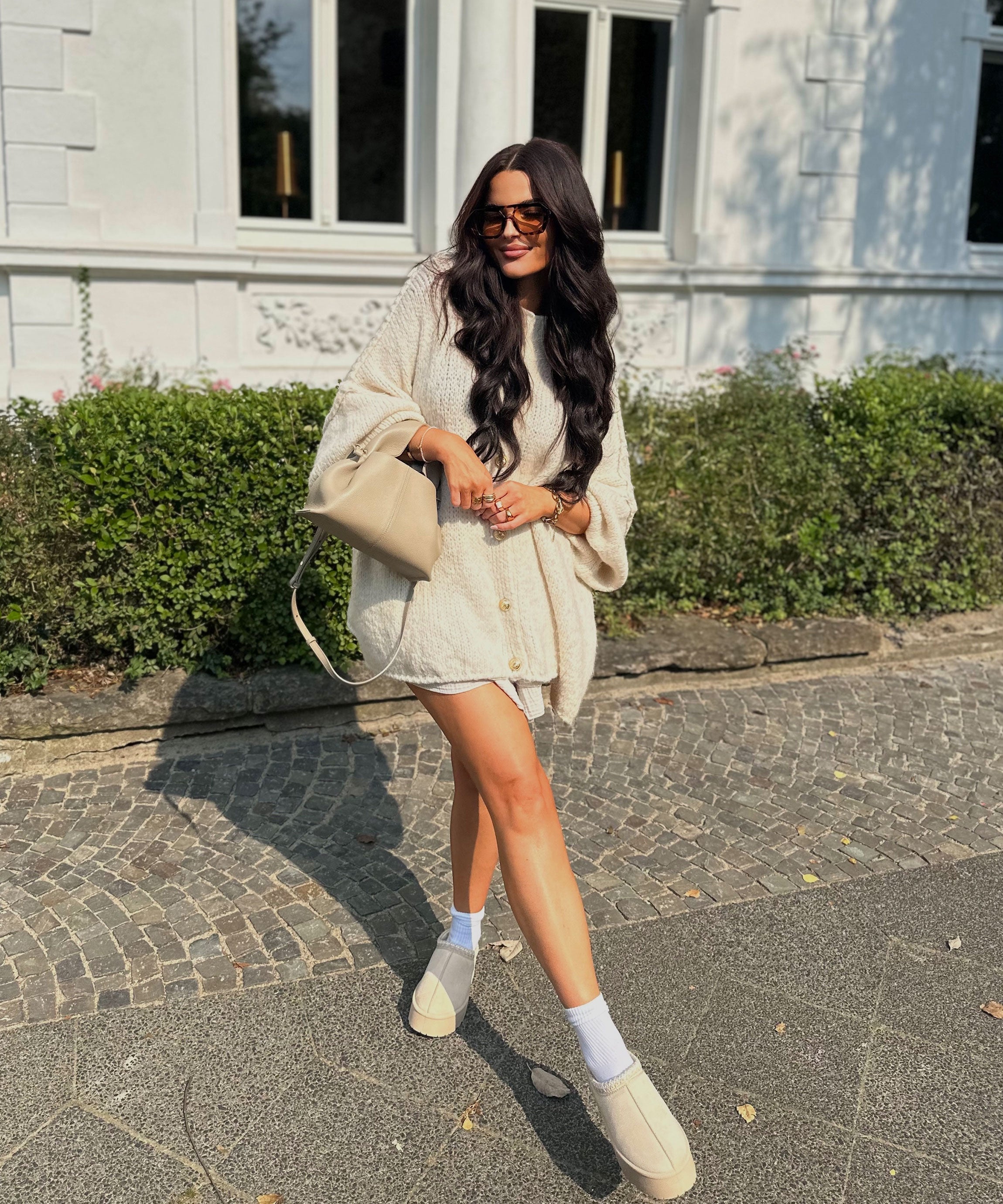 Valerie – Lässige Oversize-Strickjacke