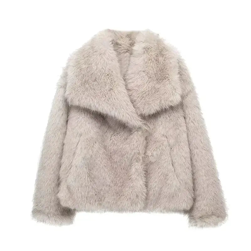 JESSY FUR COAT - korting