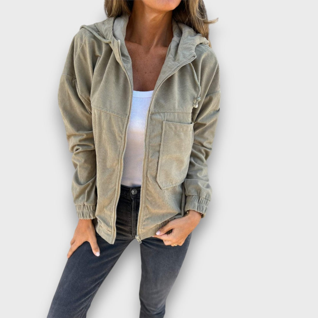 Pamela - Strickjacke Damen Weich & Stilvoll Khaki