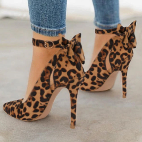 Paulina - Elegante Sommerschuhe für besondere Anlässe Leopard