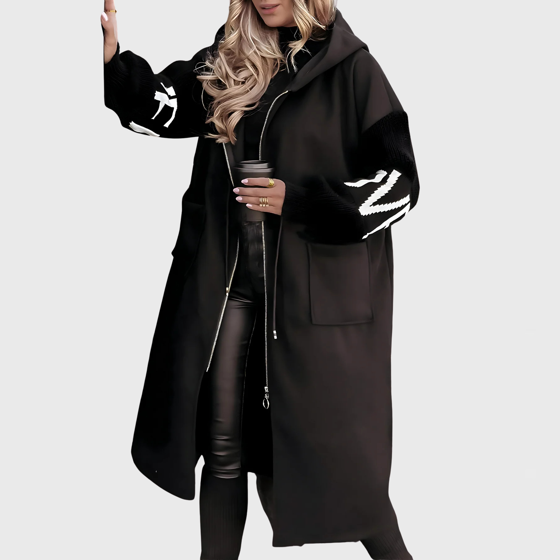 Paulina - Jacke Damen Elegant & Vielseitig Schwarz