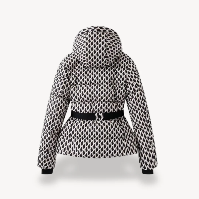 Dominica - Langer Damenmantel Mit Gürtel Und Eleganz