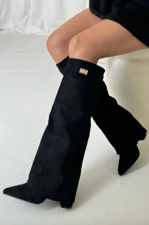 Prisley - Elegante Damen Stiefel mit Komfort Schwarz