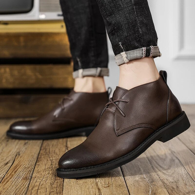 Quirin - Klassische Lederstiefel Braun 2