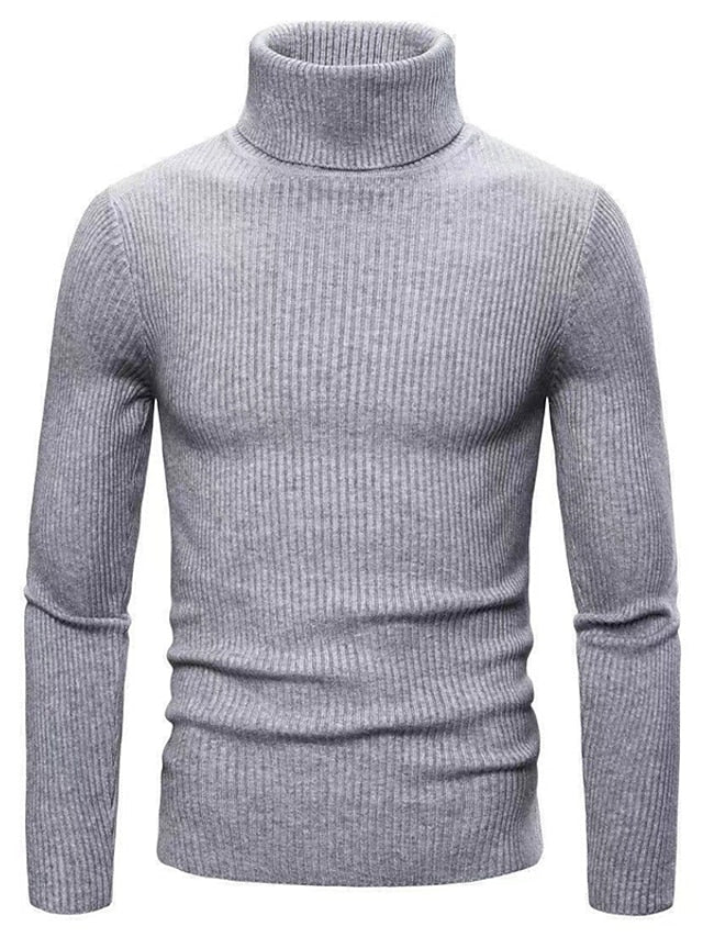 Irenaeus - Stylischer Herren Wollpullover mit Polo Kragen