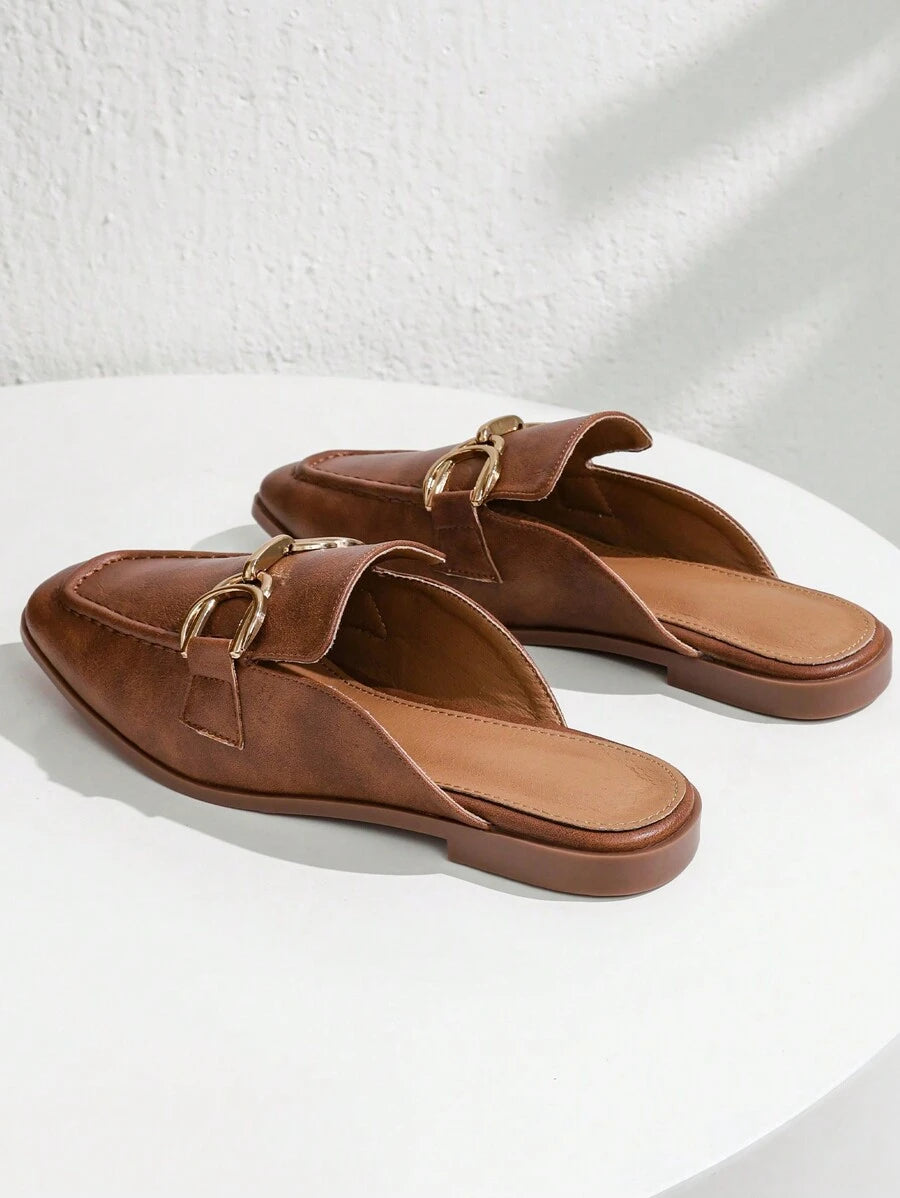 Rabea – Damen Loafers Slip-On Vintage Stil Aus Leder 4
