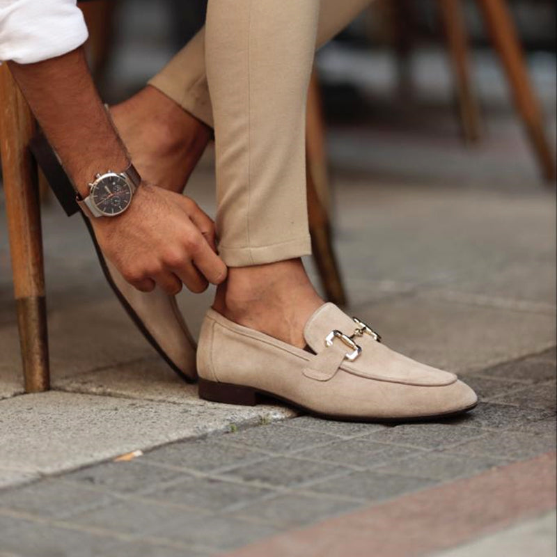 Rami - Herren Wildleder Loafer mit Metallverzierung 3