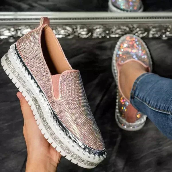 Renée - Elegante Plattform Schuhe für Damen Rosa