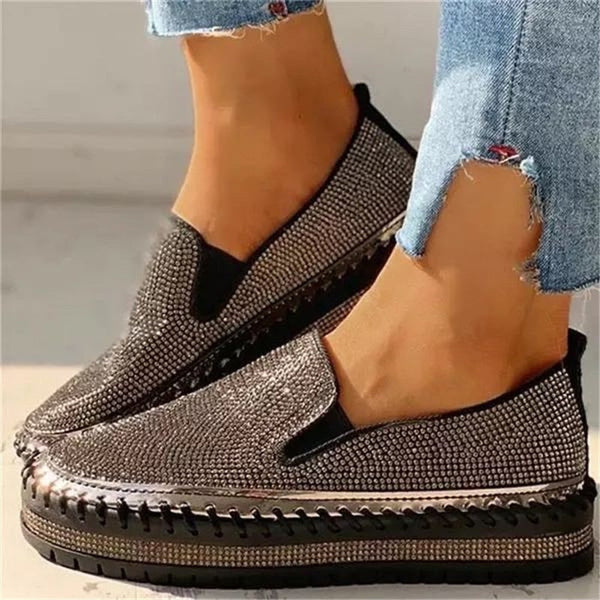 Renée - Elegante Plattform Schuhe für Damen Schwarz