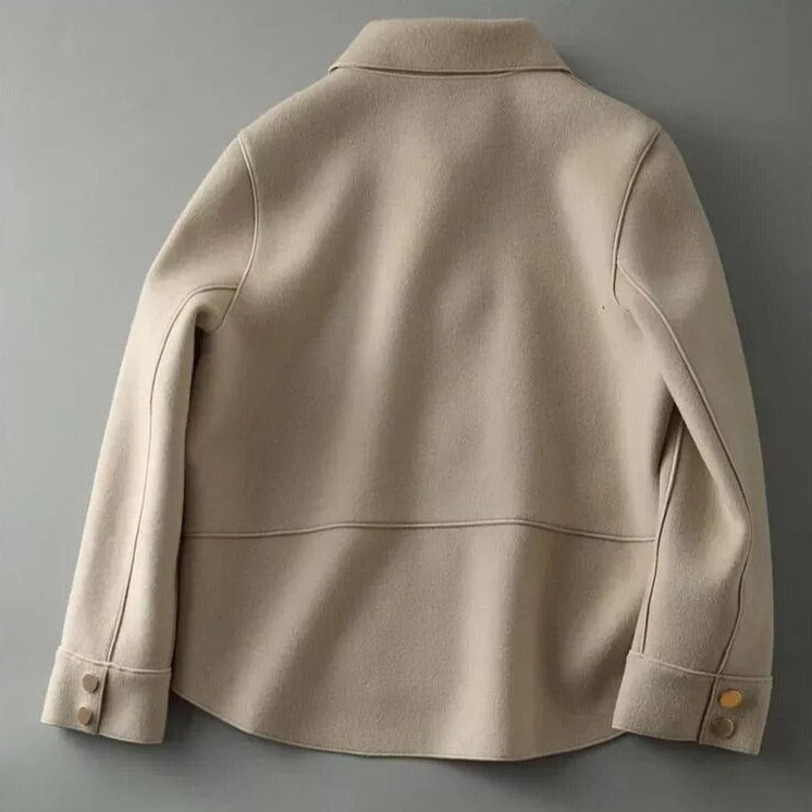Nina – Warme Jacke Mit Knöpfen Für Den Winter