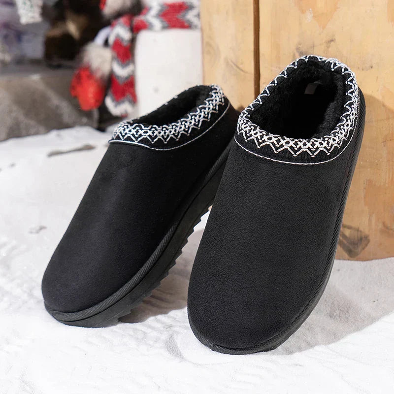 HANNA - warmer Wildlederpantoffel