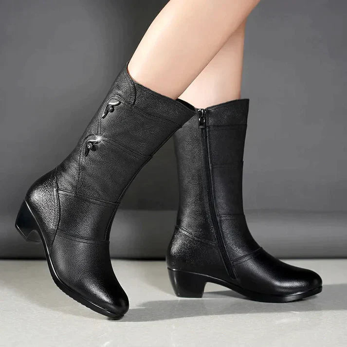 Melina – Warme Boots in Schwarz für Damen