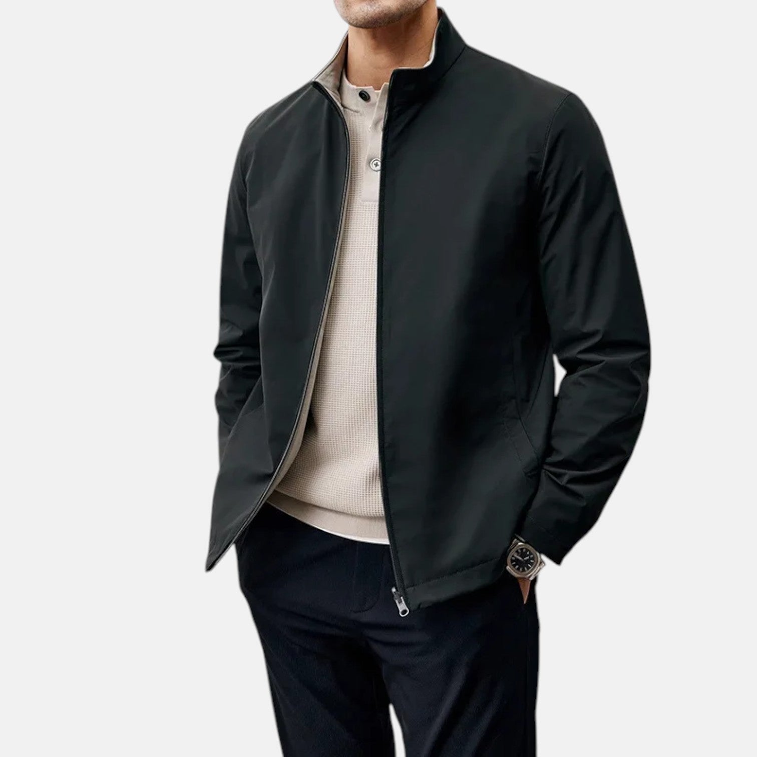 Konrad - Herren-Freizeitjacke mit Stehkragen