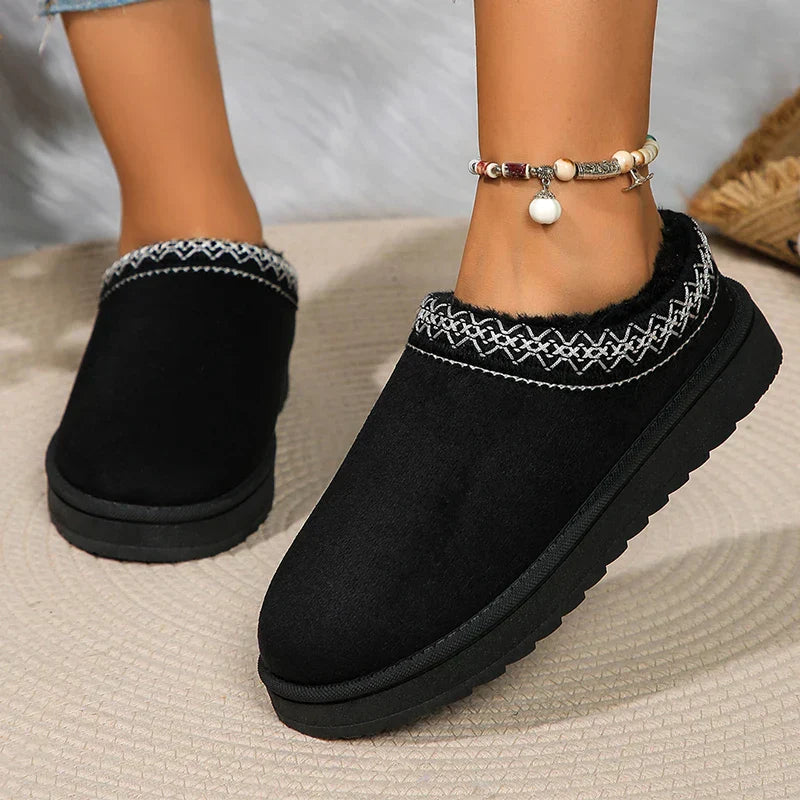 HANNA - warmer Wildlederpantoffel