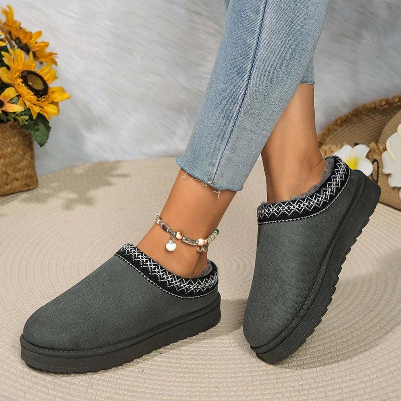 HANNA - warmer Wildlederpantoffel