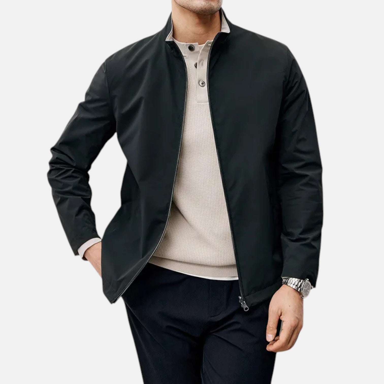 Konrad - Herren-Freizeitjacke mit Stehkragen