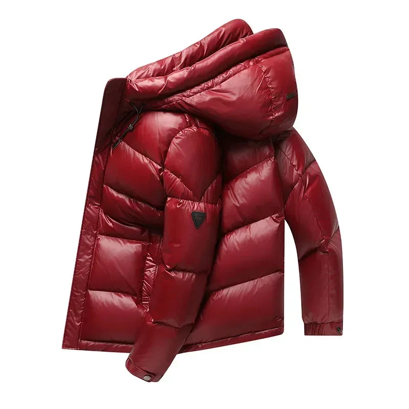 Falken - Winter Herren Daunenjacke Mit Kapuze Langarm