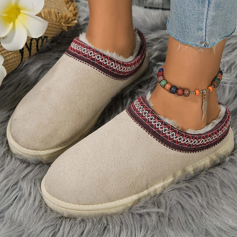 HANNA - warmer Wildlederpantoffel