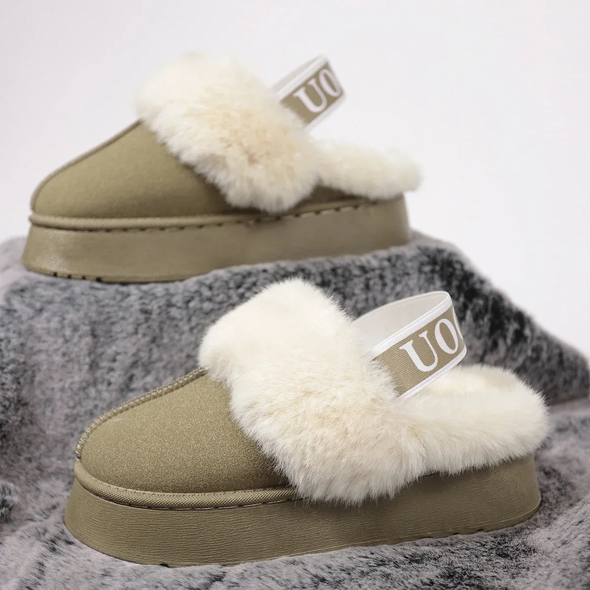 Danara - CozyStep - Winter-Wildleder Hausschuhe für Damen