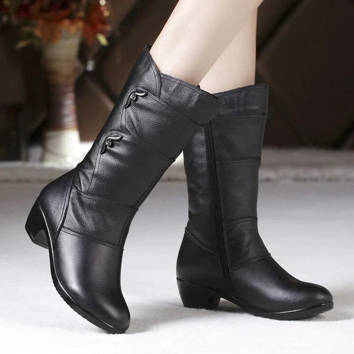 Melina – Warme Boots in Schwarz für Damen