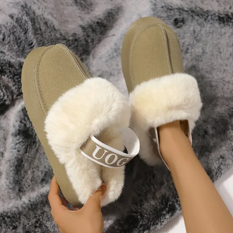 Danara - CozyStep - Winter-Wildleder Hausschuhe für Damen
