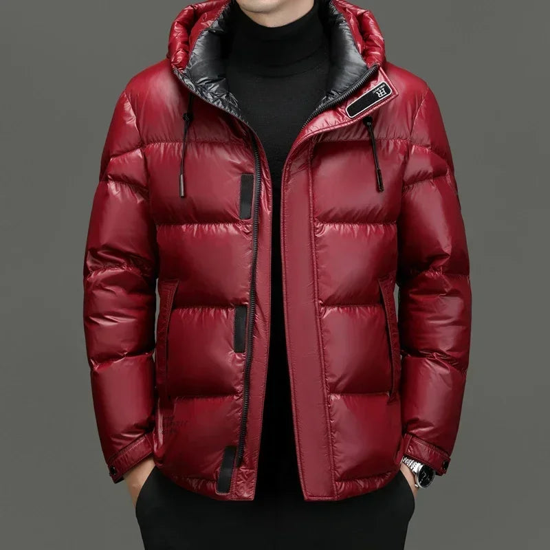 Falken - Winter Herren Daunenjacke Mit Kapuze Langarm