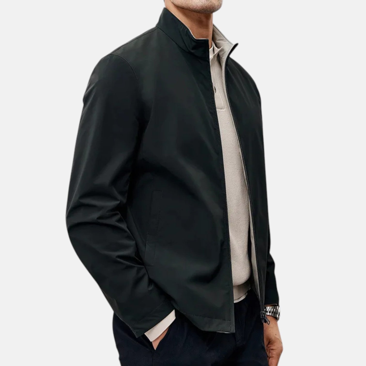 Konrad - Herren-Freizeitjacke mit Stehkragen