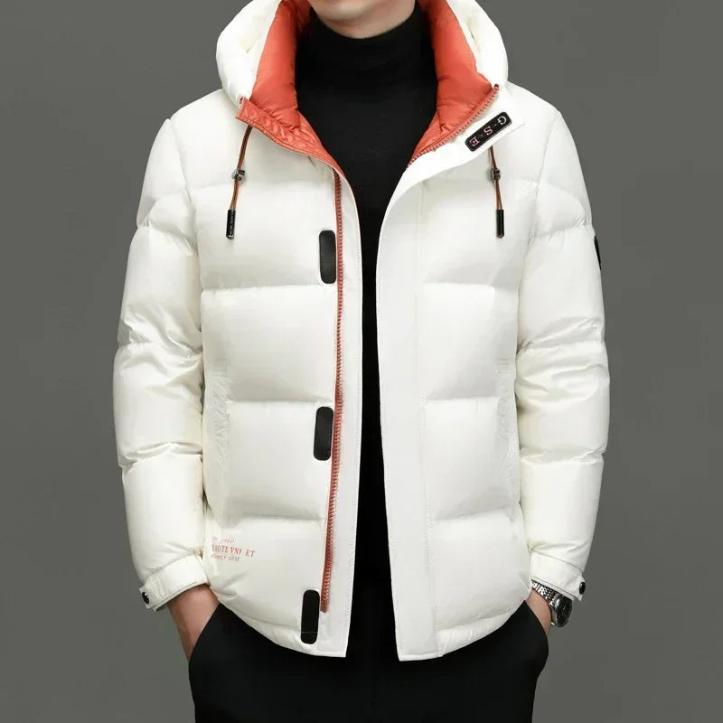 Falken - Winter Herren Daunenjacke Mit Kapuze Langarm