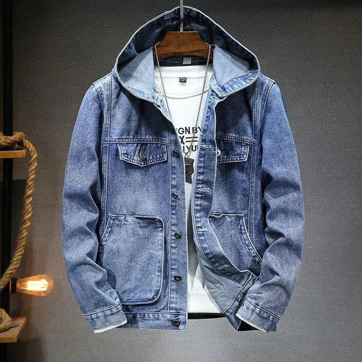 Georg – Herrenjacke mit Kapuze im Vintage-Stil