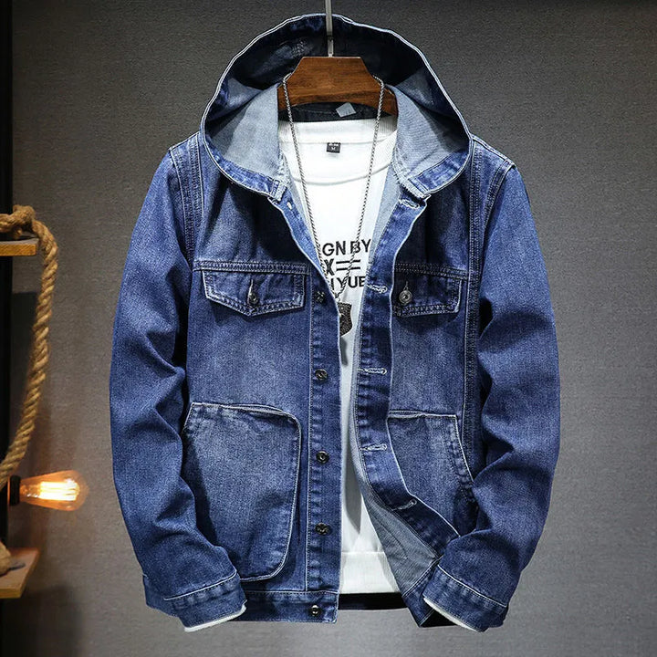 Georg – Herrenjacke mit Kapuze im Vintage-Stil
