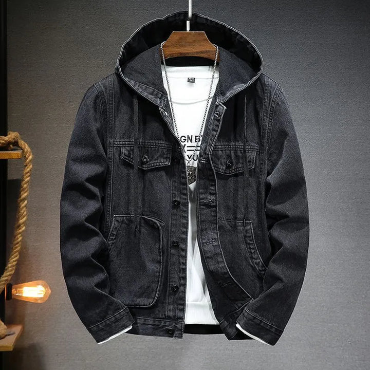 Georg – Herrenjacke mit Kapuze im Vintage-Stil