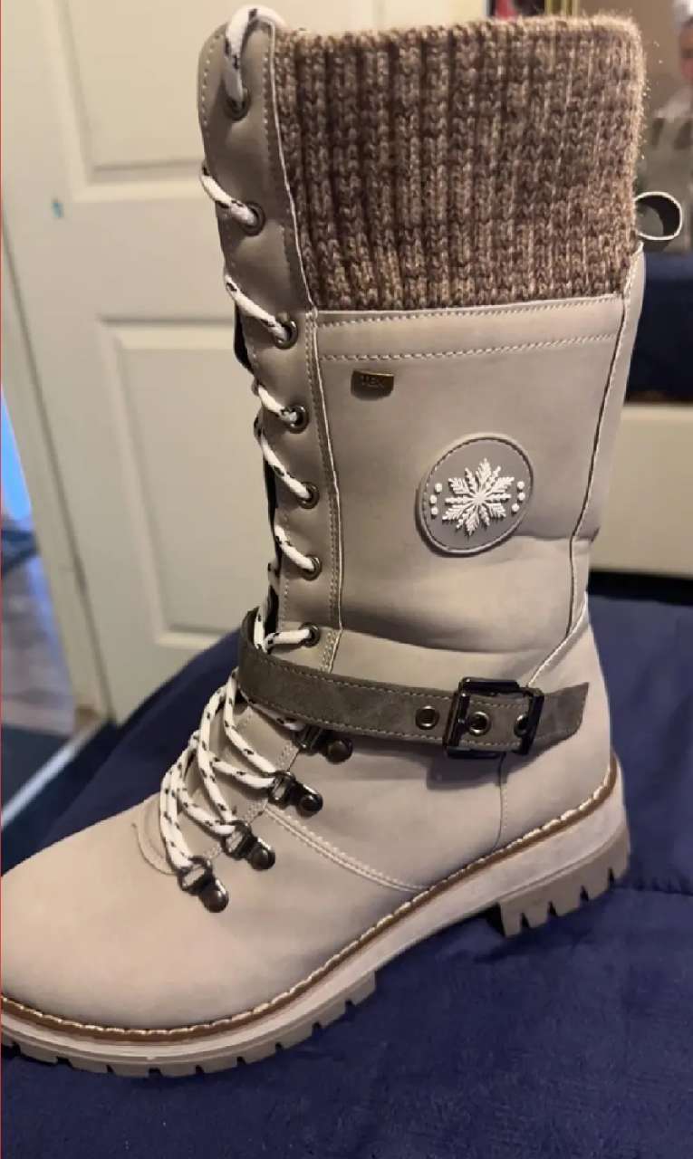 Tanja - Schneestiefel Wasserdicht Warm Kniehoch Rutschfest