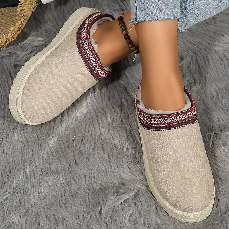 HANNA - warmer Wildlederpantoffel