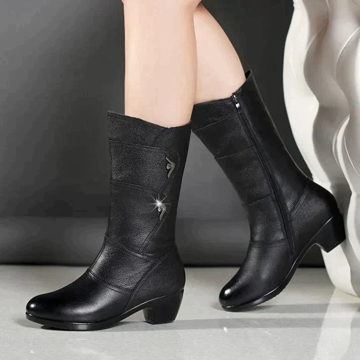 Melina – Warme Boots in Schwarz für Damen