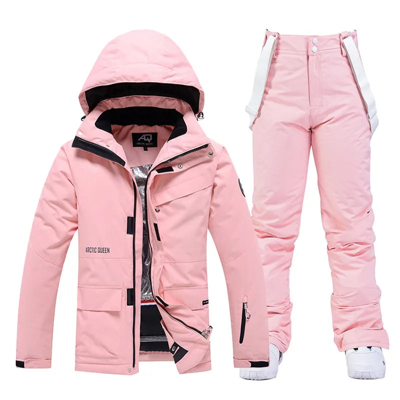 Shanea - Damen Winter Snowjacke und Hosen Sets 1