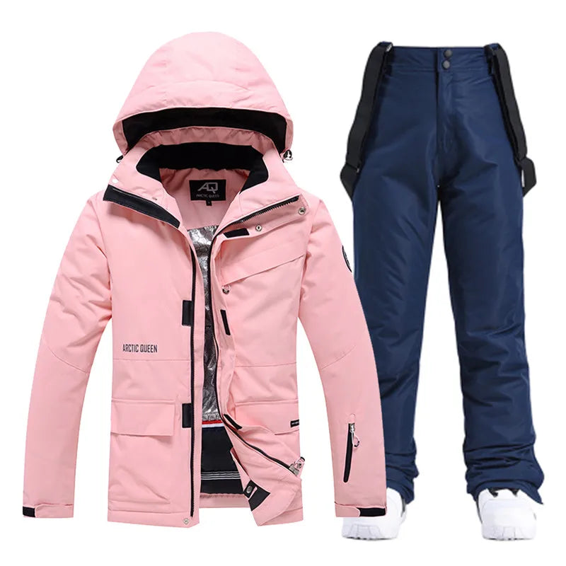 Shanea - Damen Winter Snowjacke und Hosen Sets 6