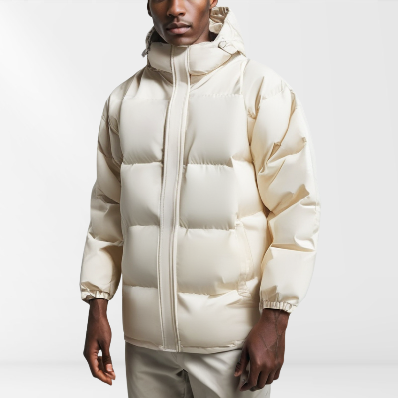 Dirk – Warme Pufferjacke Mit Kapuze Für Herren