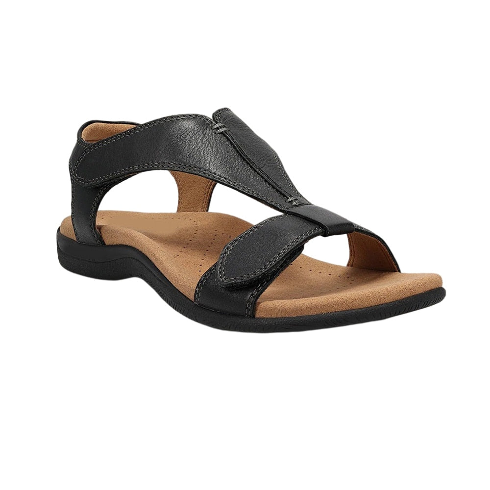 Svenja - Stylische Damen-Sandalen - 2024 Mode Footwear schwarz