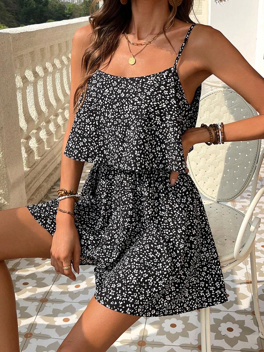 Tabea – Damen Jumpsuit Mit Spaghettiträgern Sommerlich Und Modisch 1