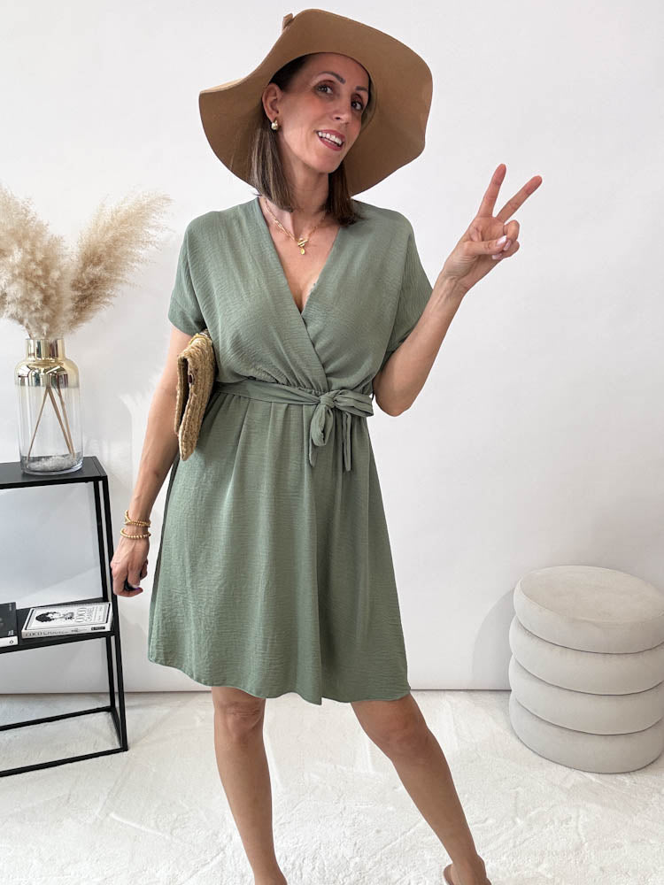 Talvi - Süßes Sommer-Midikleid - Grün 3
