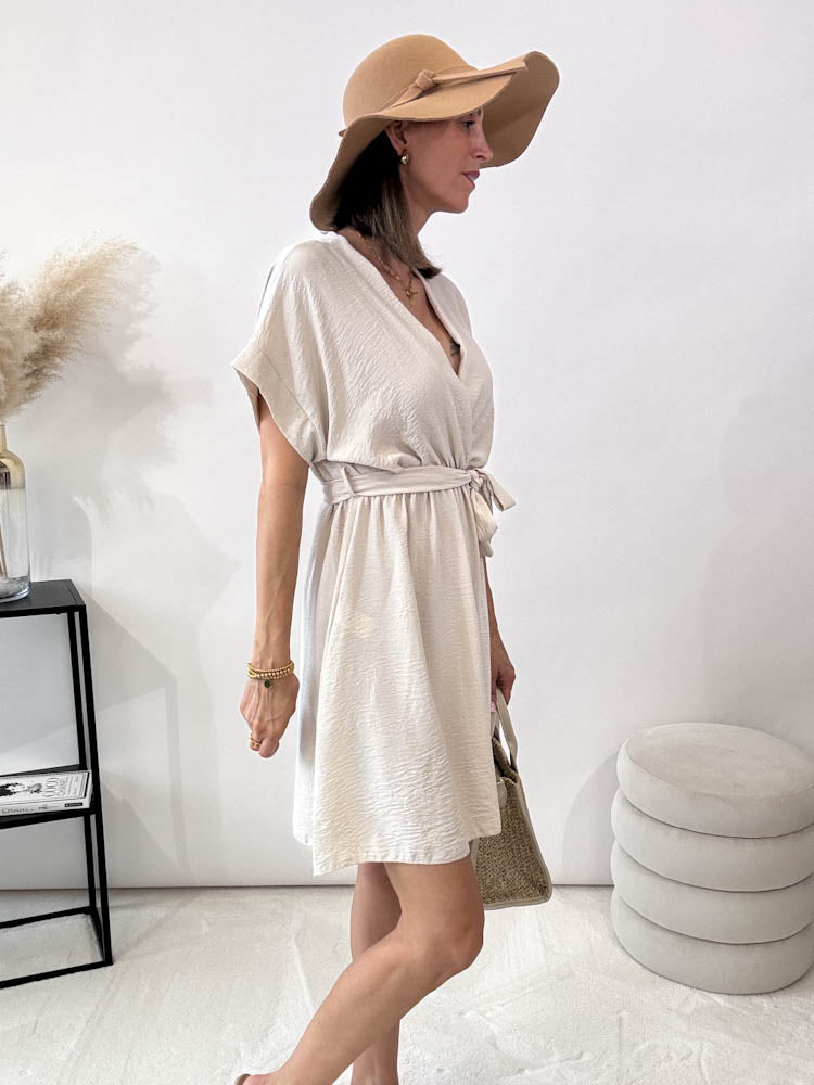 Tess – Midi-Sommerkleid, das Süße - Weiß 2