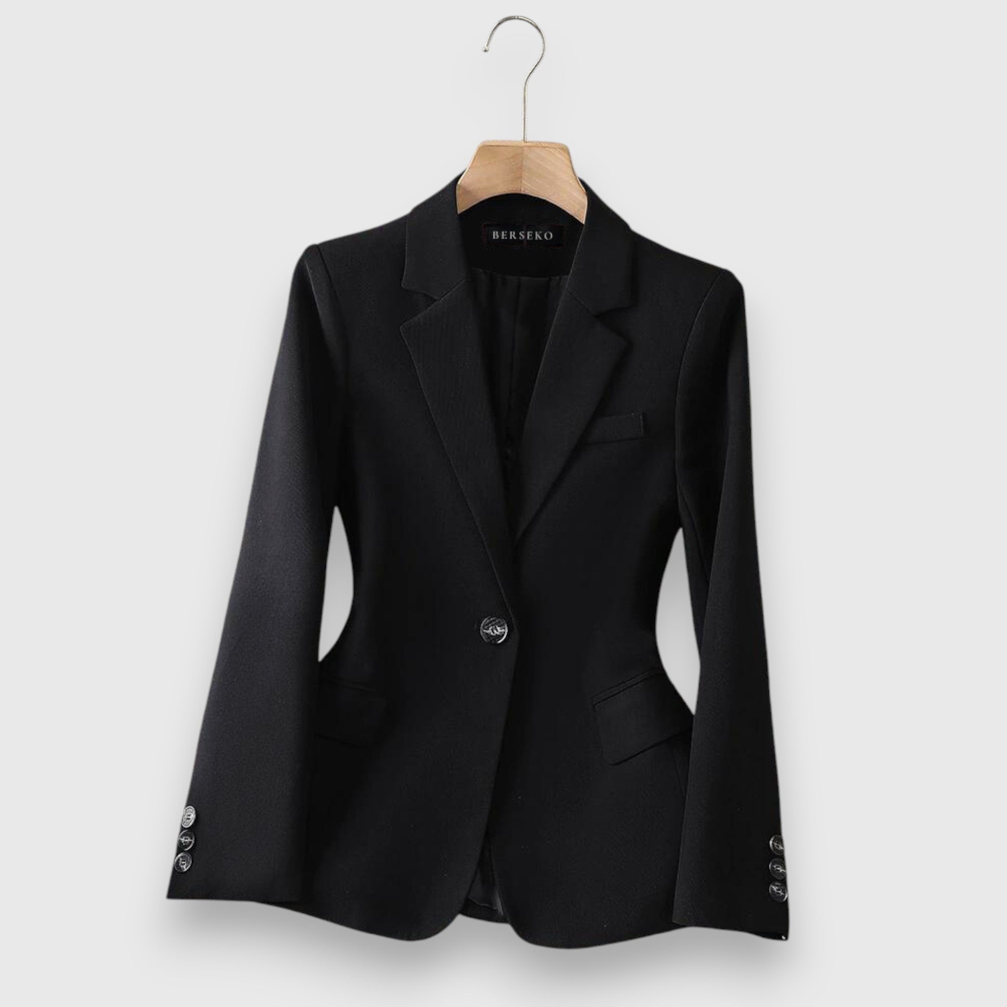 Fiona – Winter Blazer Damen mit Einknopfverschluss